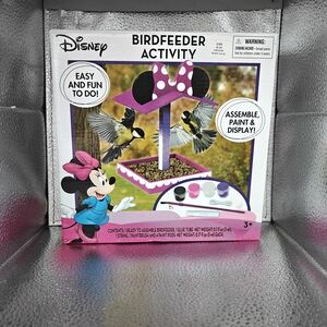 Disney Minnie Mouse Birdfeeder Kit - Pink and Black